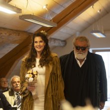 Improvvisamente a Natale mi sposo: Diego Abatantuono e Carol Alt in una scena del film