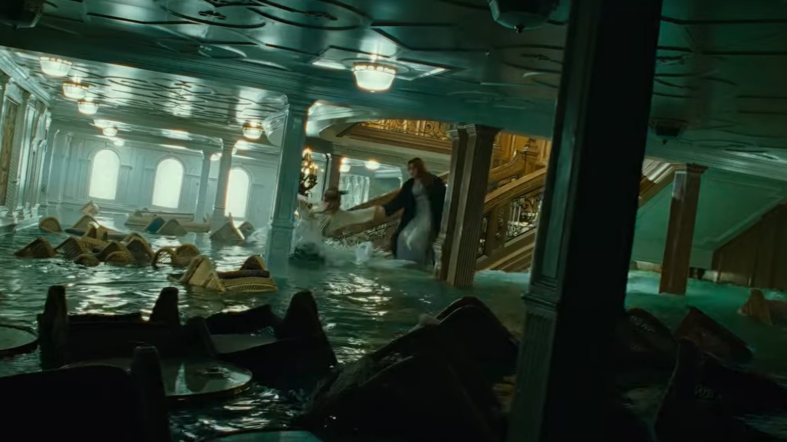 Titanic: il dietro le quinte dell'affondamento della sala da pranzo in un video dell'edizione in 4K