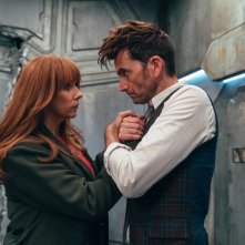 Doctor Who: i protagonisti nell'episodio Wild Blue Yonder