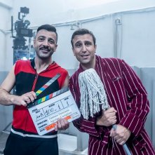 Come uno può scoglio: Pio e Amedeo sul set del film