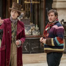 Wonka: Timothée Chalamet in una sequenza