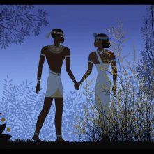 Il Faraone, il Selvaggio e la Principessa: una scena del film d'animazione