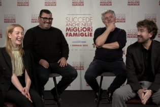 Succede anche nelle migliori famiglie: intervista ad Alessandro Siani, Cristiana Capotondi, Dino Abbrescia, Sergio Friscia