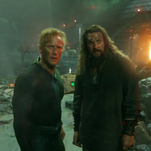 Aquaman e il Regno Perduto: Jason Momoa e Patrick Wilson in una scena del film