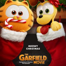 Garfield: una missione gustosa, il poster natalizio del film