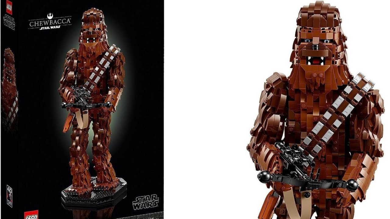 Star Wars: lo spettacolare set LEGO di Chewbecca è in super sconto su Amazon
