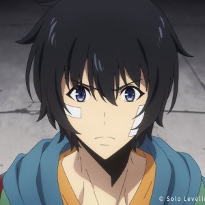 Solo Leveling: Sung Jinwoo in una scena