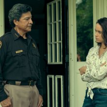 La casa del padre: Gil Birmingham, Daisy Ridley in un primo piano