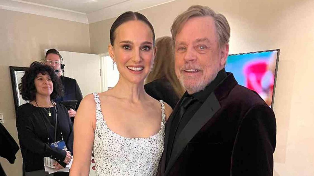 Mark Hamill e Natalie Portman riuniti ai Golden Globe 2024: 'Finalmente ho incontrato mia madre'