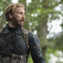 Chris Evans in una scena di Avengers: Infinity War