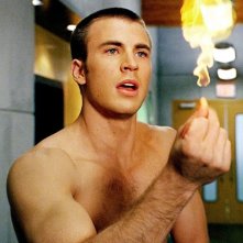 Chris Evans in una scena de I Fantastici 4
