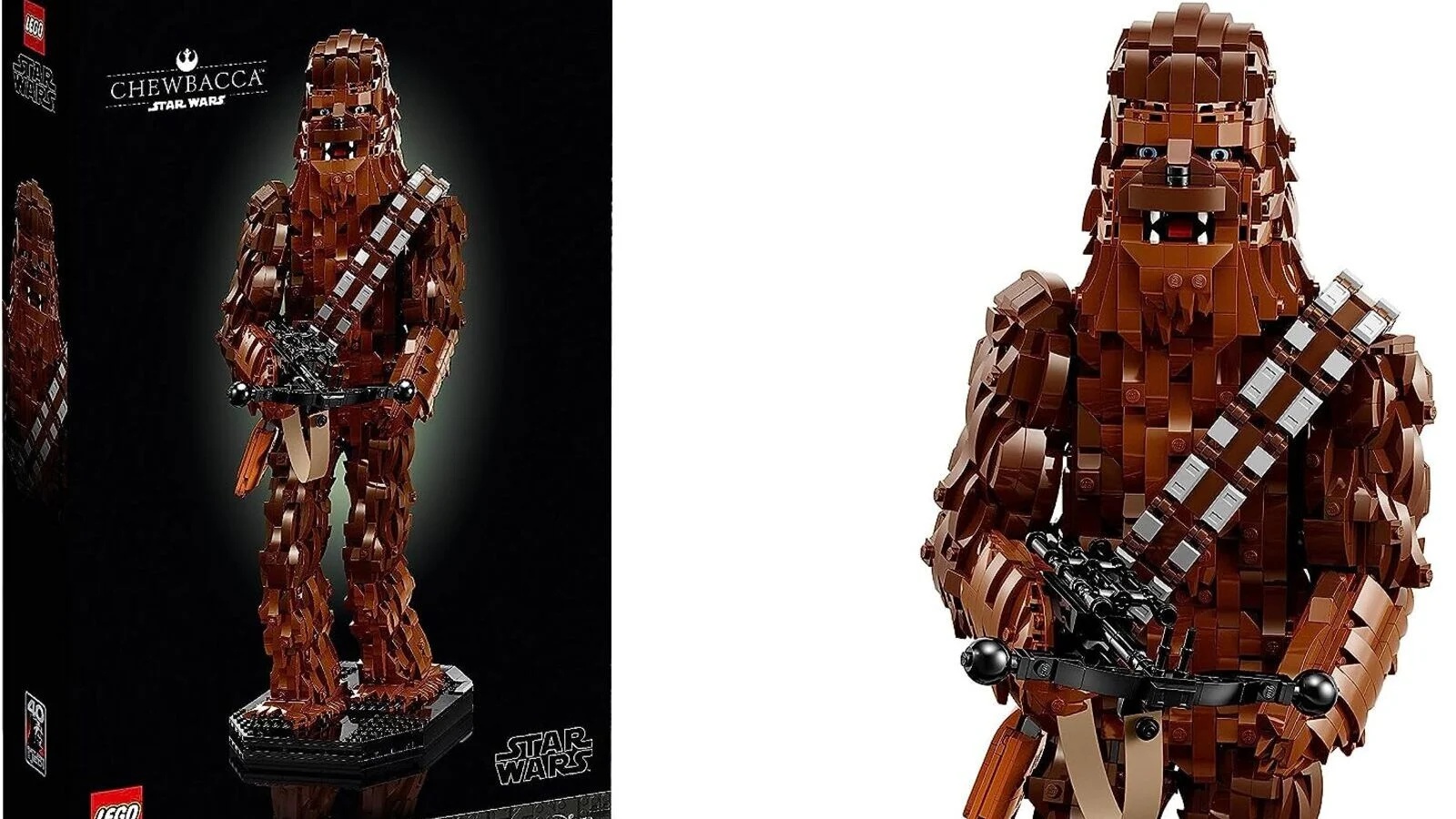 Star Wars: su Amazon lo splendido set LEGO della figure di Chewbecca è in offerta