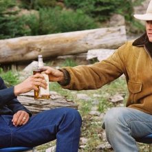 I segreti di Brokeback Mountain: Jake Gyllenhaal, Heath Ledger in una scena insieme