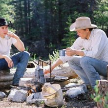 I segreti di Brokeback Mountain: Jake Gyllenhaal, Heath Ledger in un frame
