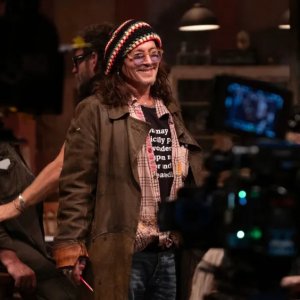 Modi: Johnny Depp sul set del film