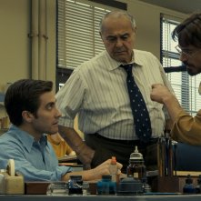 Robert Downey Jr. in una scena del thriller Zodiac