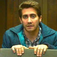 Jake Gyllenhaal in una scena del film Zodiac, diretto da David Fincher
