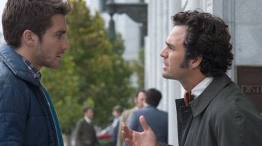 Mark Ruffalo con Jake Gyllenhaal in una scena del film Zodiac