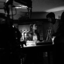 Watchful Eyes: una foto dal set del film