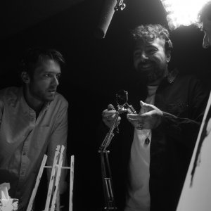 Watchful Eyes: una foto dal backstage del film