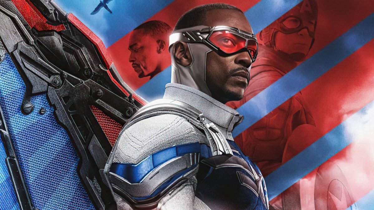 A new look at Sam Wilson's costume in merchandise