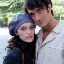 La Rosa dell'Istria: Gracjela Kicaj e Eugenio Franceschini in una foto dal set del film