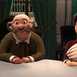 Sansone e Margot: due cuccioli all'opera - una scena