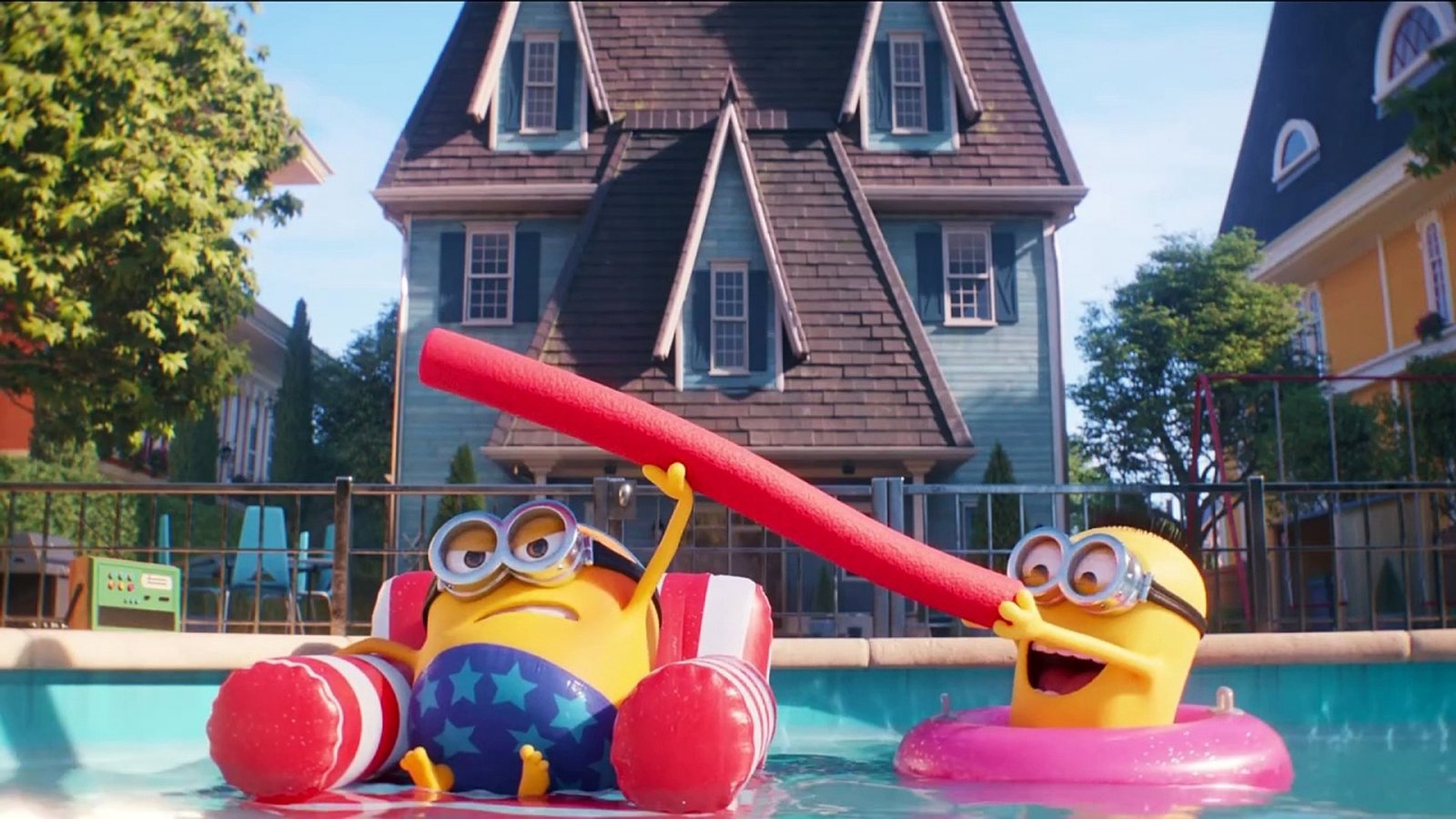 I Minions in piscina