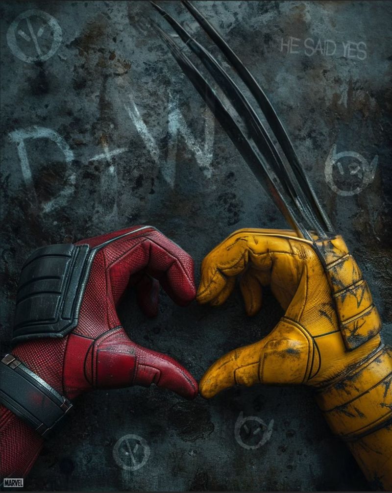 Deadpool & Wolverine ecco il nuovo poster del film per San Valentino