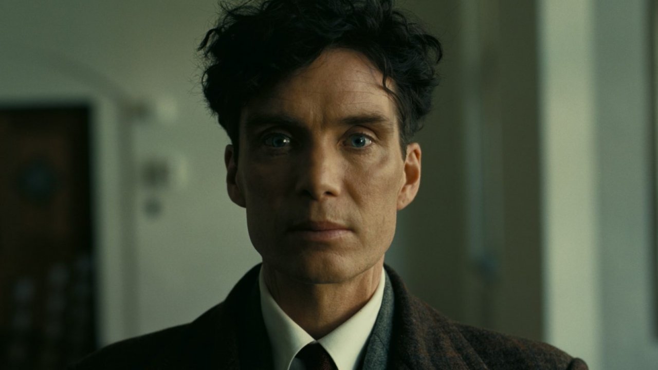 Primo piano di Cillian Murphy in Oppenheimer