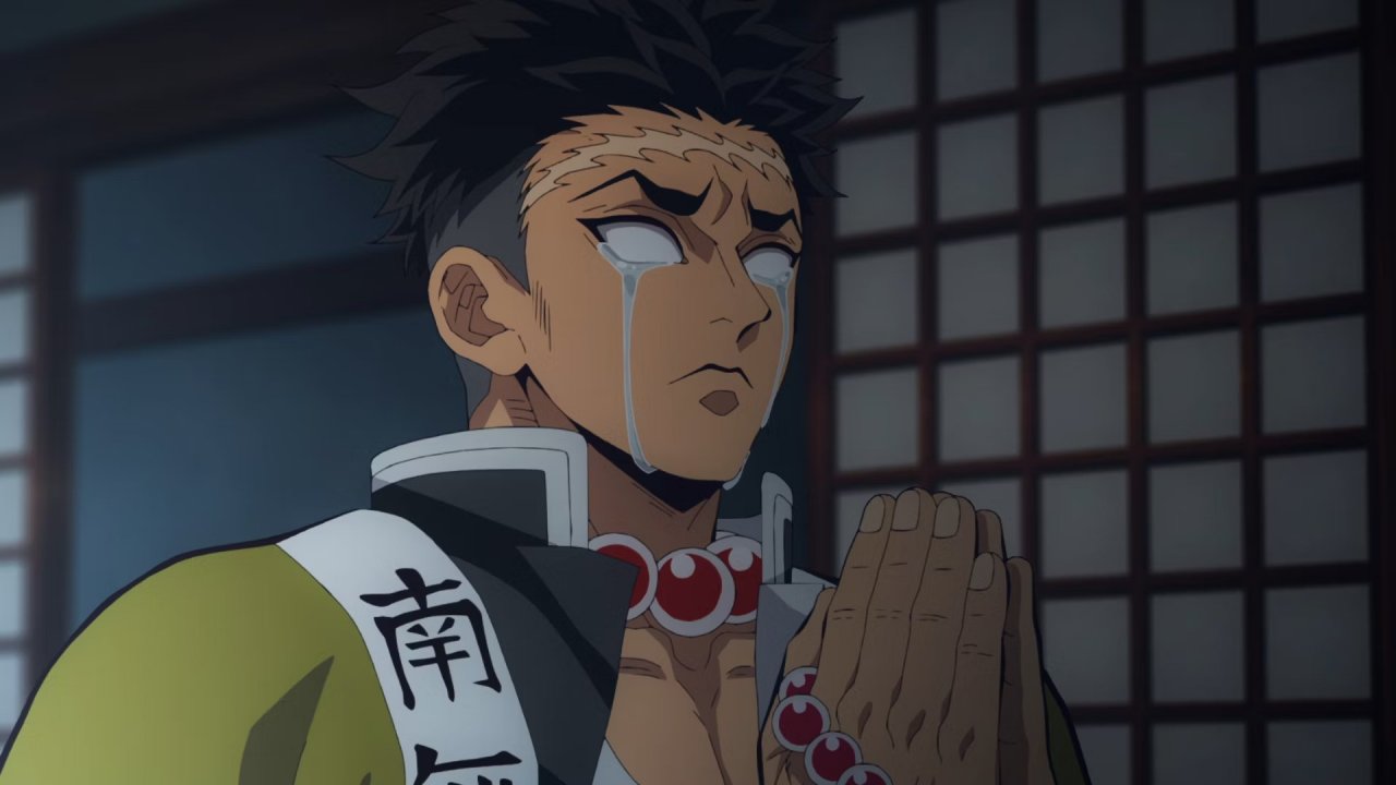 Una scena di Demon Slayer