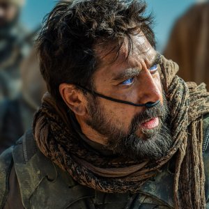 Dune - Parte 2: Javier Bardem in un primo piano