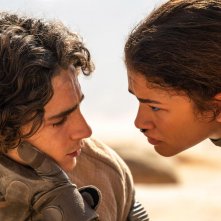 Dune - Parte 2: Timothée Chalamet e Zendaya in una foto