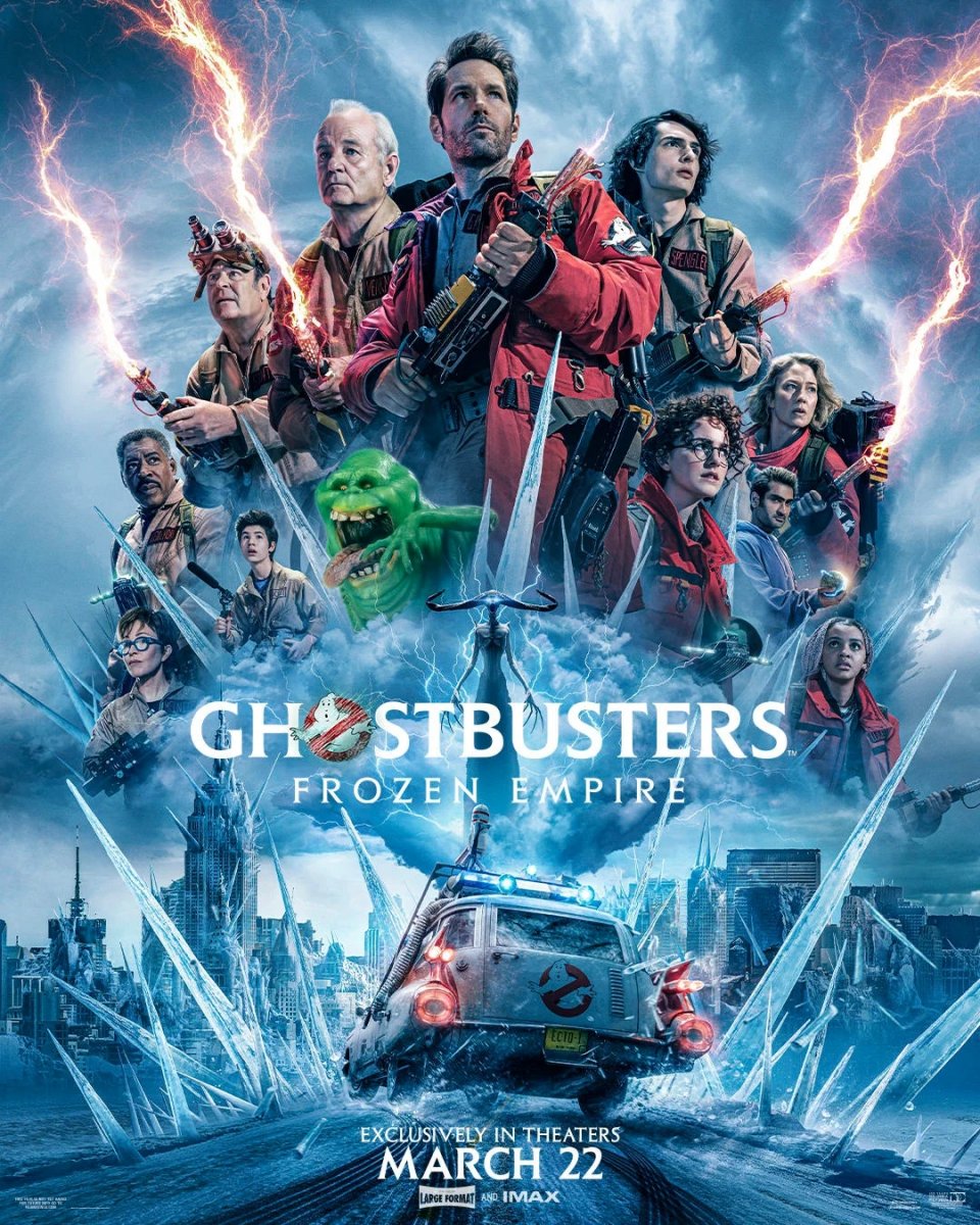 Ghostbusters Frozen Empire Poster Exclusive