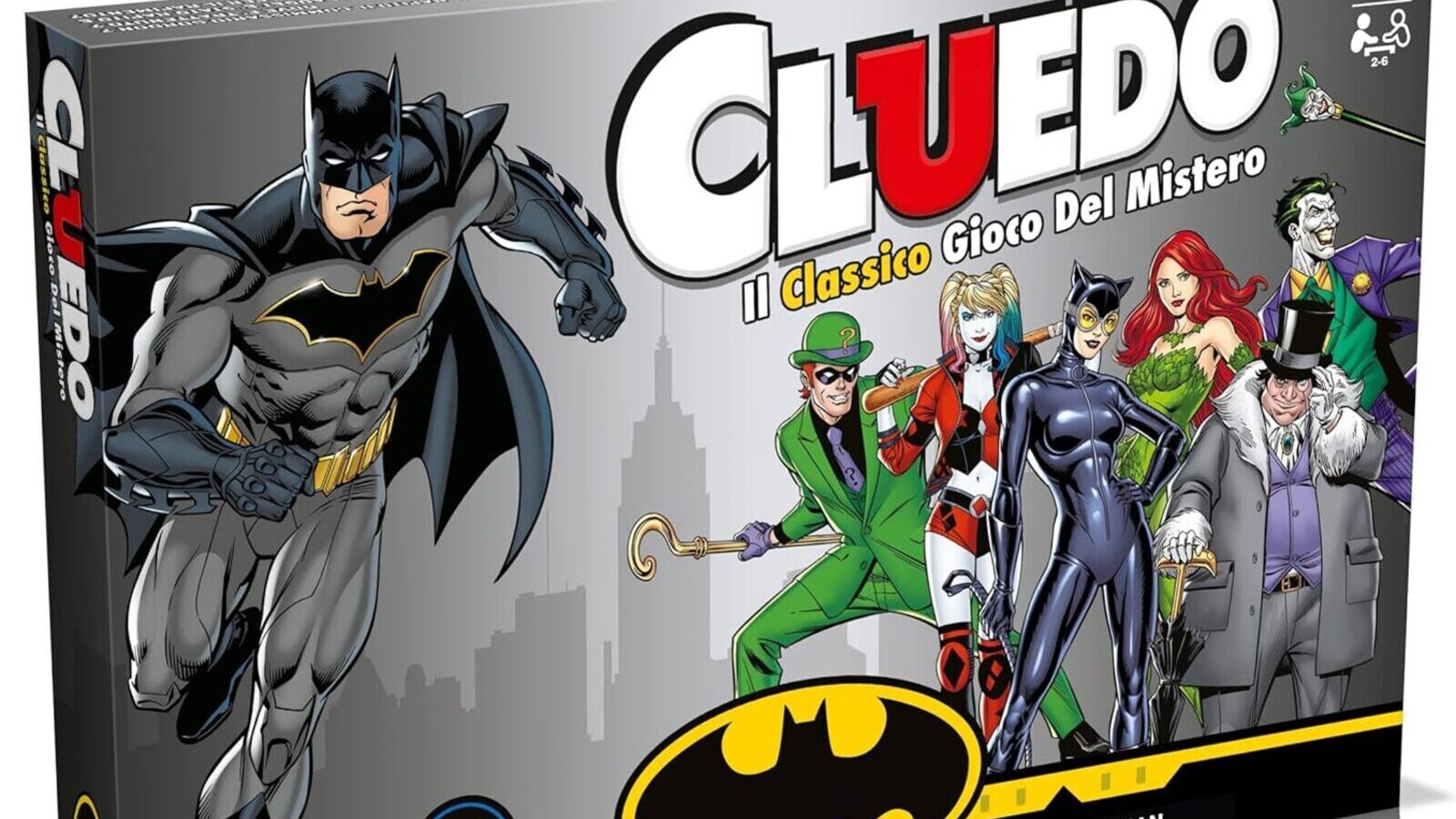 Batman: il Cluedo tematico ispirato al mondo del Cavaliere Oscuro è attualmente in offerta su Amazon