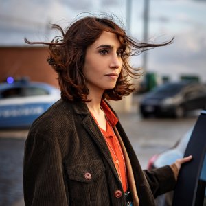 Piedone: un'immagine dal set