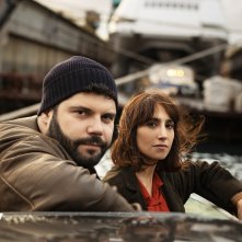 Piedone: un momento delle riprese