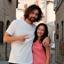 Neve: una foto dal set del film