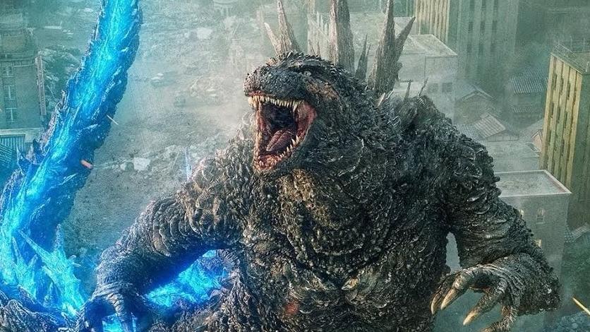 Una scena di Godzilla Minus One