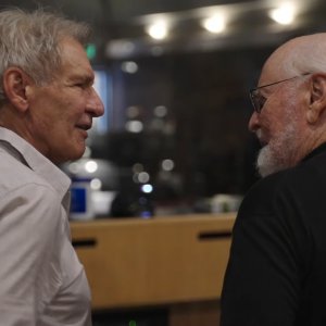 Indiana Jones e il Quadrante del Destino: Harrison Ford insieme al compositore John Williams