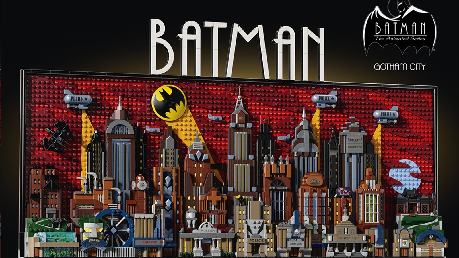 Batman: LEGO annuncia il set dello Skyline di Gotham City ispirato alla serie animata