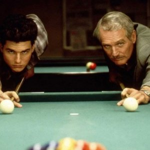 Il colore dei soldi: Tom Cruise e Paul Newman in una scena