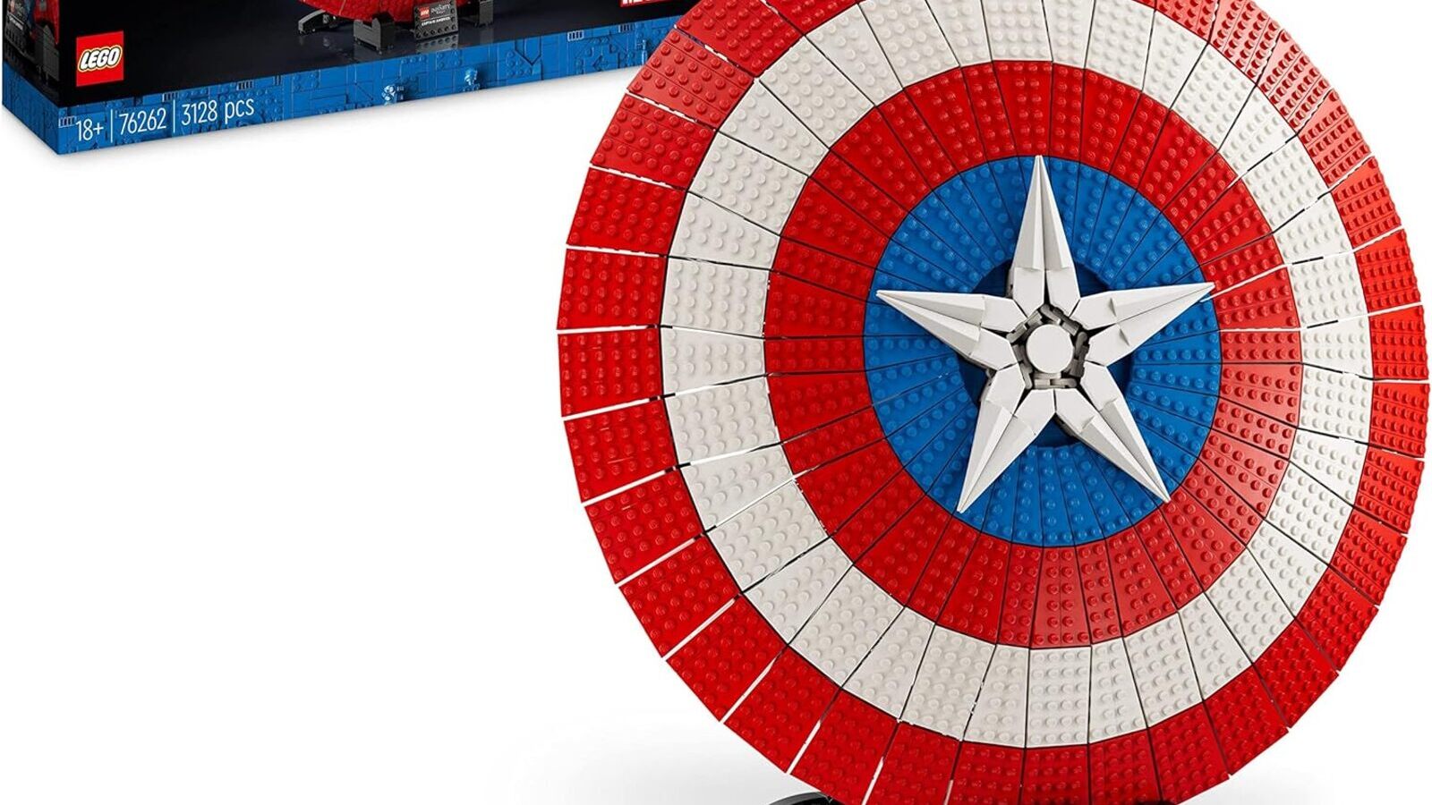 Marvel: il set LEGO dello scudo di Capitan America è in sconto su Amazon