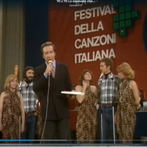 Mike Bongiorno in una delle pillole di 70 x 70