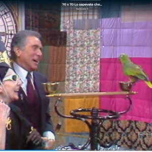 Enzo Tortora e Portobello nel quinto episodio di 70 x 70