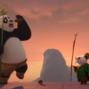 Kung Fu Panda 4: una scena del film