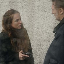 In the Land of Saints and Sinners: Kerry Condon in una scena del film