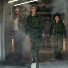 Godzilla e Kong: Il Nuovo Impero - Rebecca Hall, Dan Stevens, Kaylee Hottle in una scena