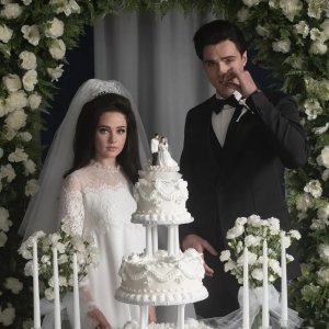 Priscilla: Jacob Elordi e Cailee Spaeny in una foto del matrimonio