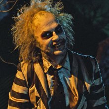 Beetlejuice - Spiritello porcello: Michael Keaton in un frame del film